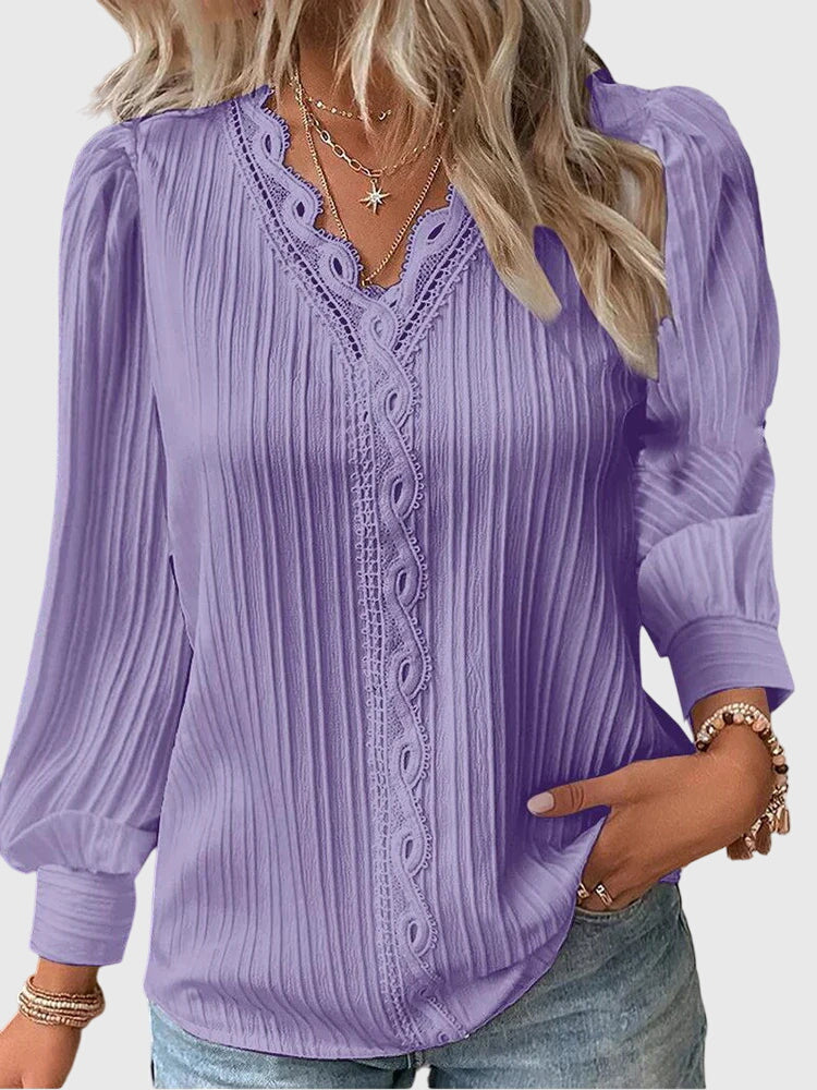 Andrea | Elegant Pullover Blouse