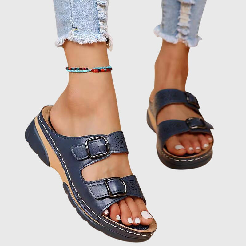 Diora | Orthopaedic Leather Sandals Image
