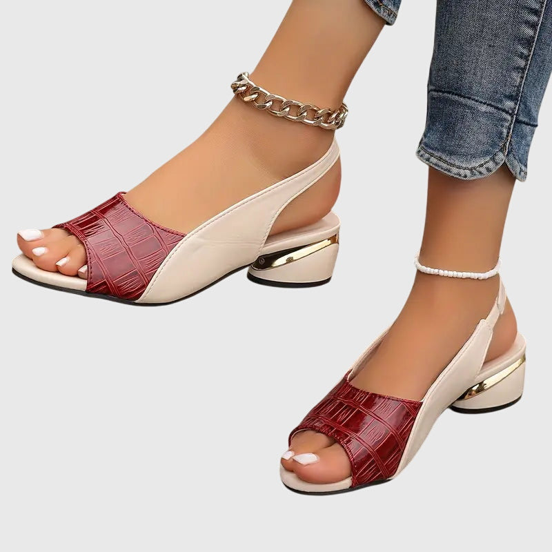 Whitney | Elegant Leather Sandals Image