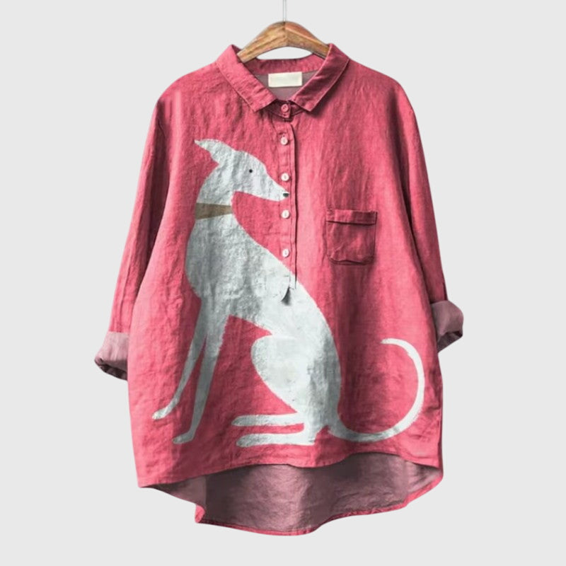 Asta | Blouse - Dog 2 Image