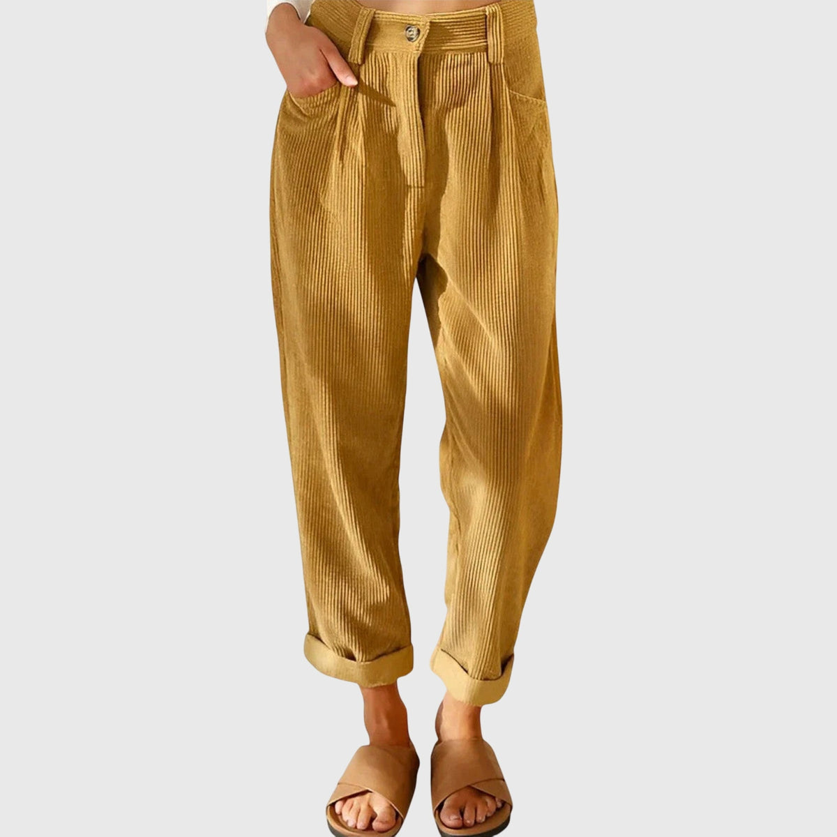 Jana - Modern Cord Trousers Image