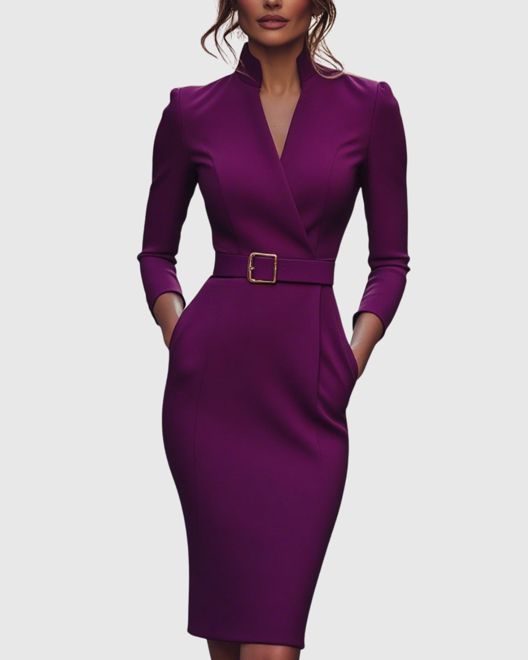 Claribel | Refined Midi Dress Image