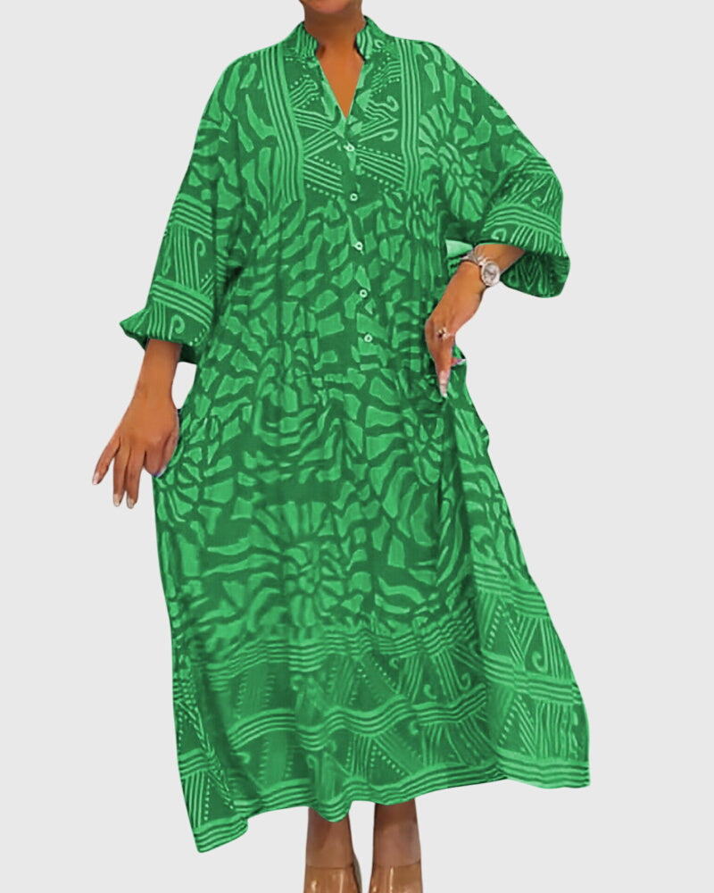 Mckinley | Maxi Dress With Elegant Print Image