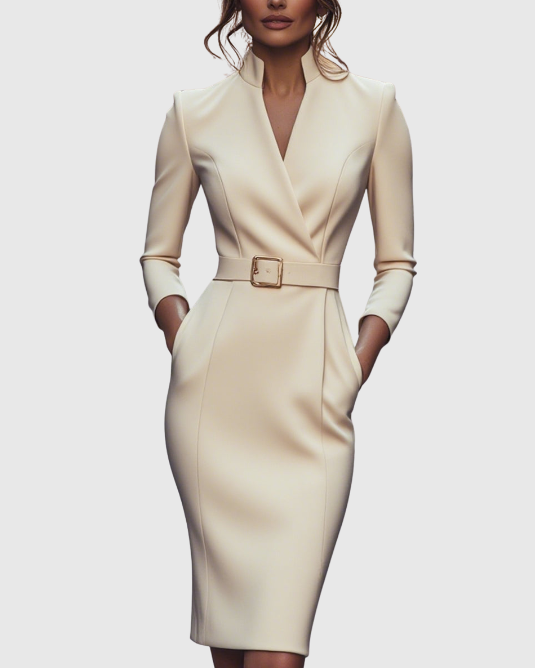 Claribel | Refined Midi Dress Image