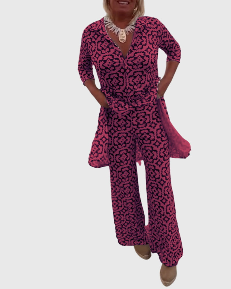 Gabriella | Elegant Vintage Two-Piece Set