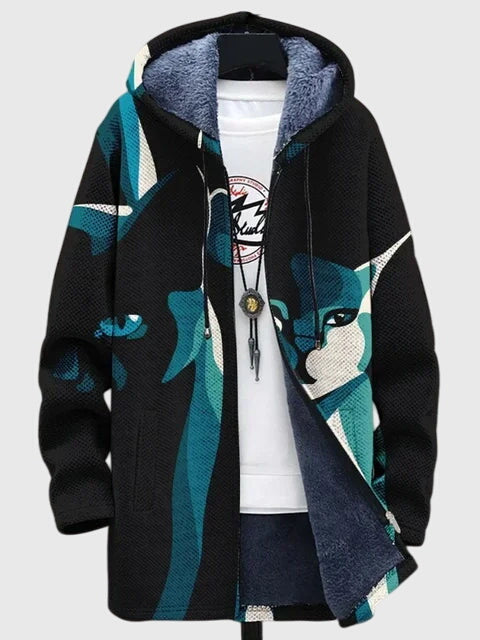 Anna - Jacket with Artistic Print Image