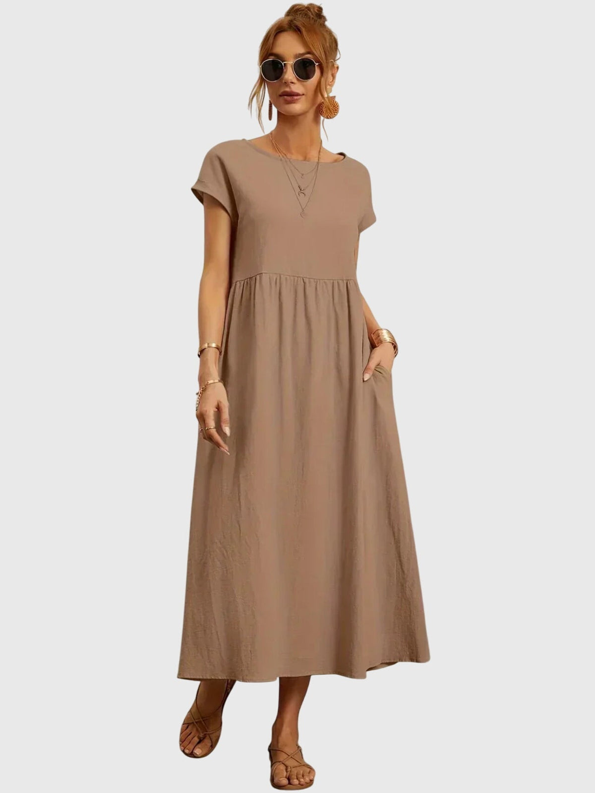 Giselle - Casual Pocket Dress Image