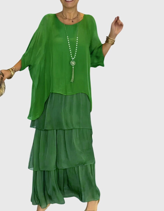 Susan | Long and Flowing Elegant Dress