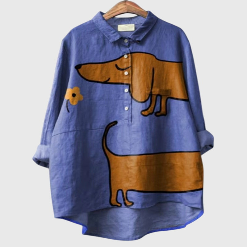 Asta | Blouse - Dog 2 Image