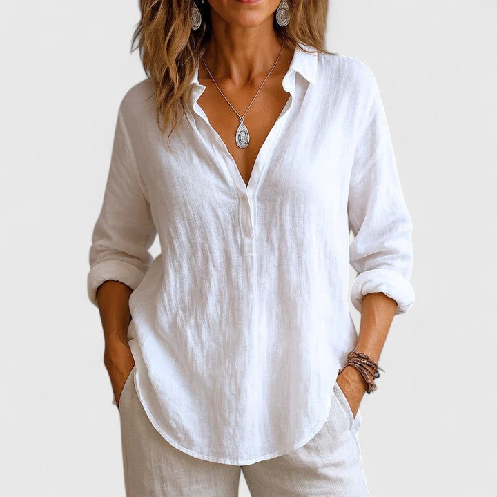 Franzina | Comfortable Linen Blouse Image