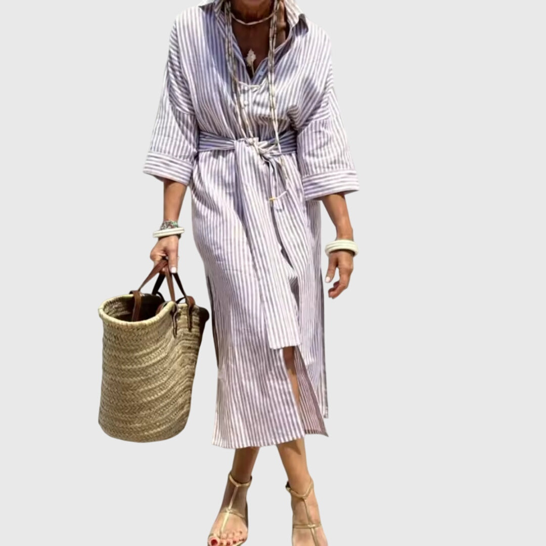 Ellen | Classic Striped Dress Image