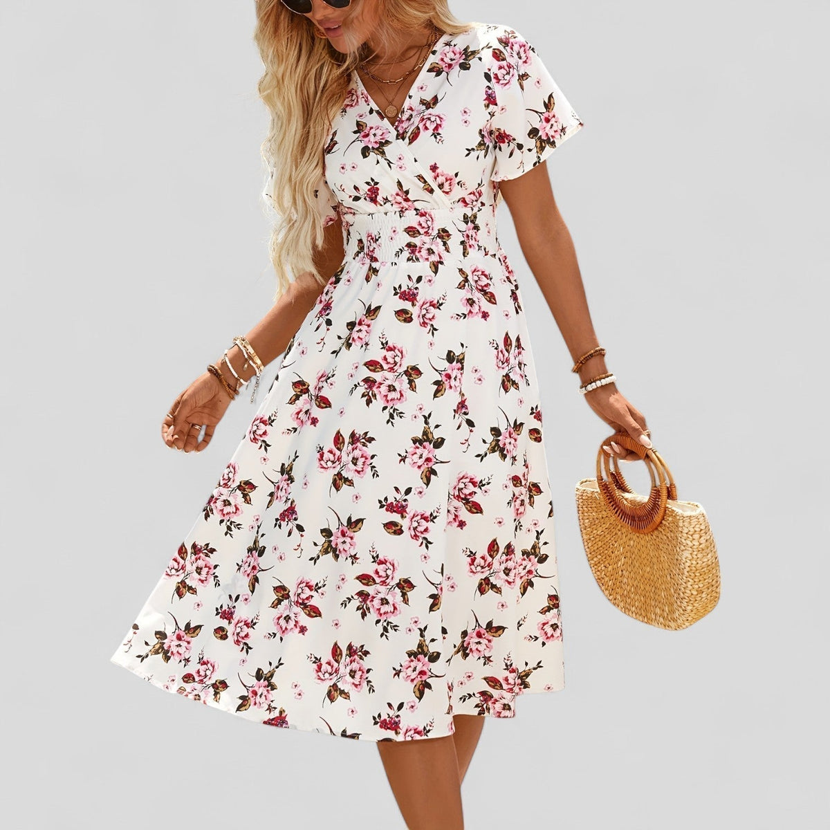 Gretalise | Comfortable Summer Midi Dress Image