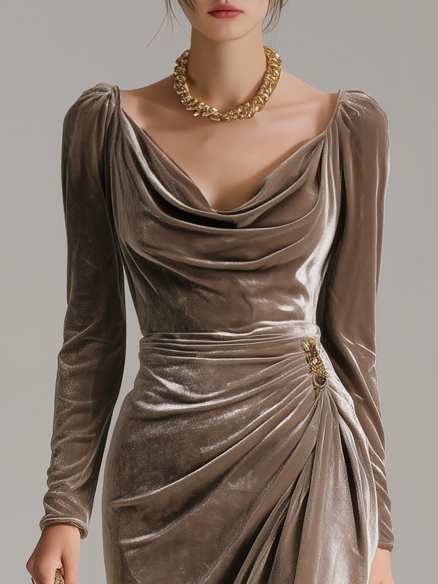 Mykah | Elegant Midi Dress Image