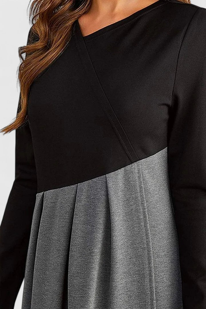 Janet | Elegant Long Sleeve Maxi Dress Image