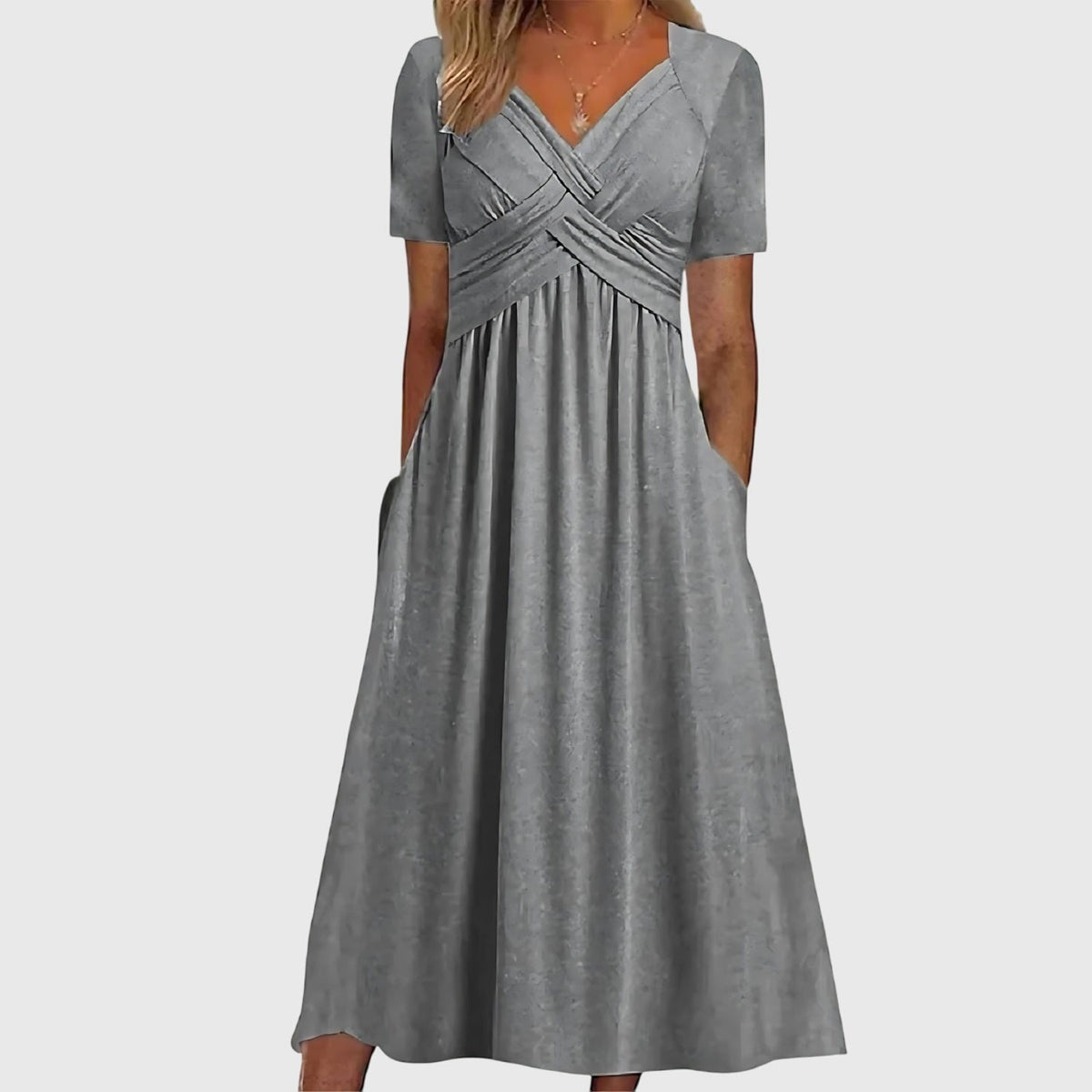 Viola | Midi Dress with Tummy Control Image
