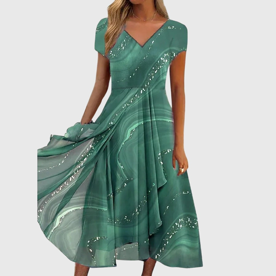 Aubrielle | Flowing Midi Dress Image