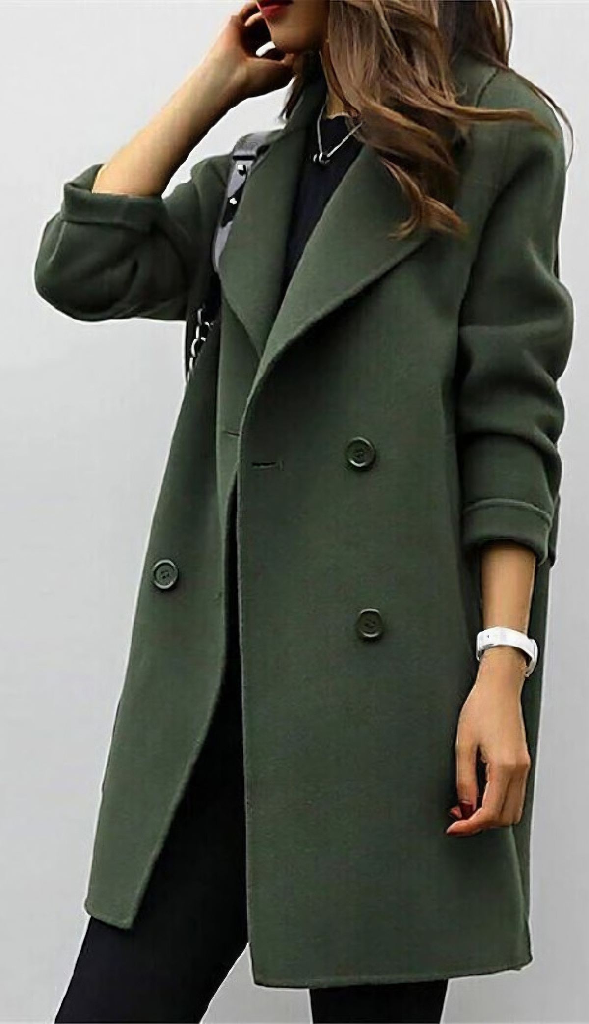 Celina - Long Trench Coat Image