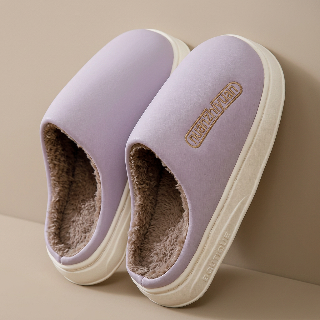 Jarran | Plush-Lined Platform Clog Slippers Image