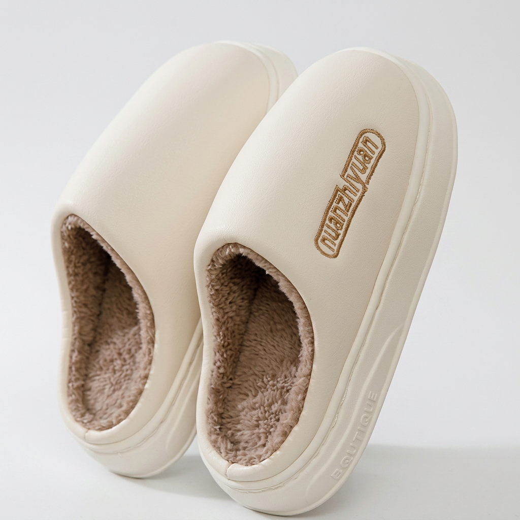 Jarran | Plush-Lined Platform Clog Slippers Image