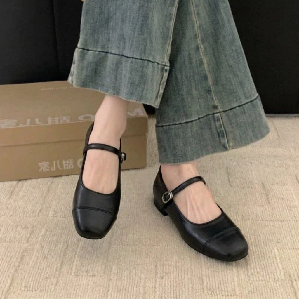 Mayzhera | Orthopaedic Classic Low-Heel Mary Jane Shoes Image