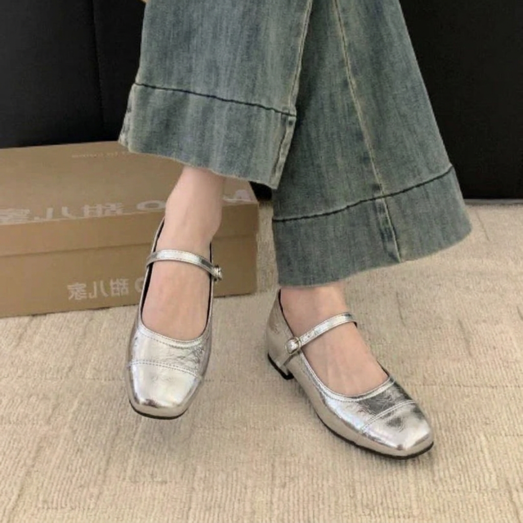 Mayzhera | Orthopaedic Classic Low-Heel Mary Jane Shoes Image