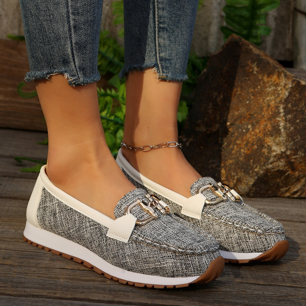Women's Slip-On Loafers with Padded Footbed