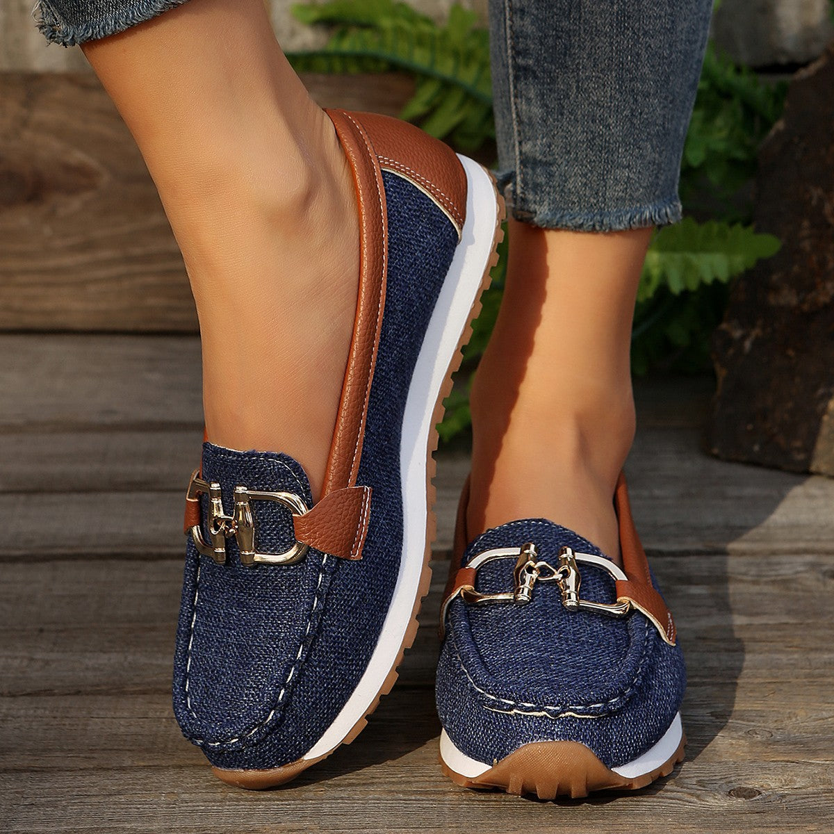 Women's Slip-On Loafers with Padded Footbed
