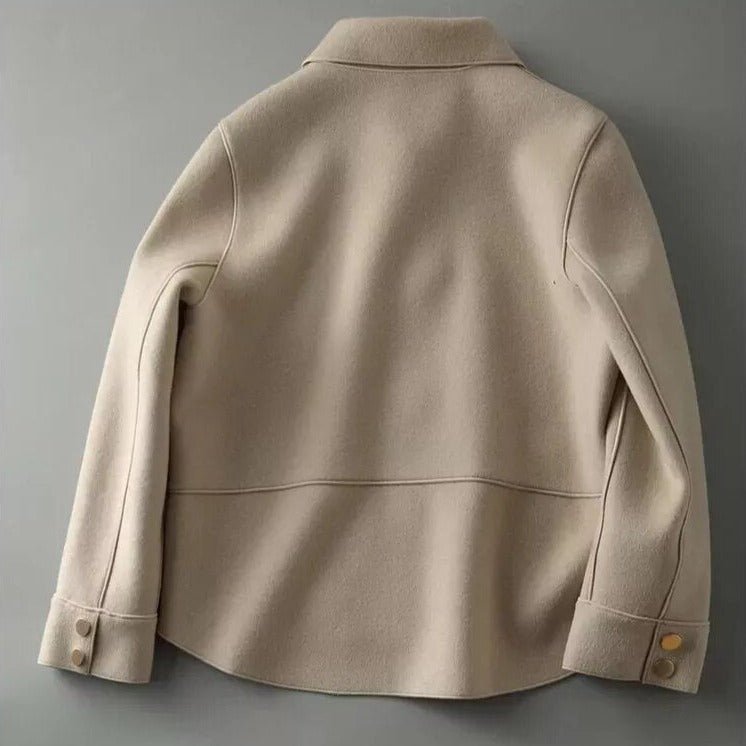 Women's Button-Front Jacket with Peter Pan Collar Image