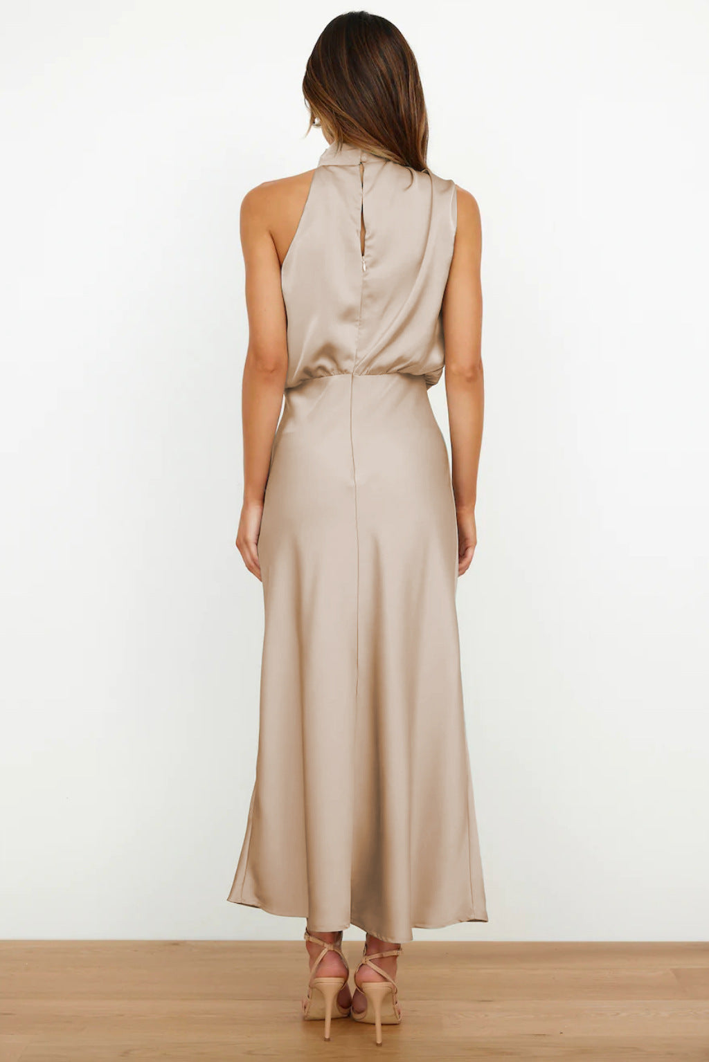 Faith | Women’s Chic Halter Evening Dress Image