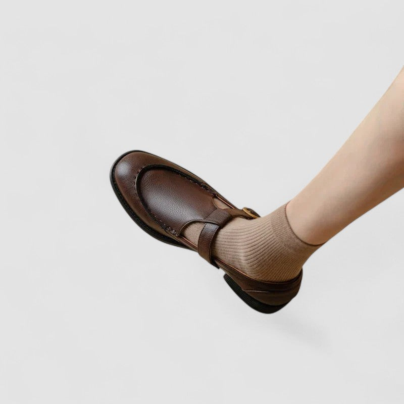 Zhelynne | Orthopaedic Square-Toe Mary Jane Shoes