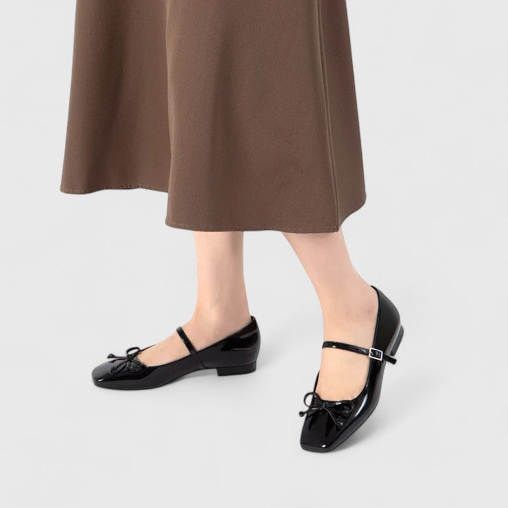 Rozalina | Orthopaedic Square Toe Ballet Flats Shoes Image