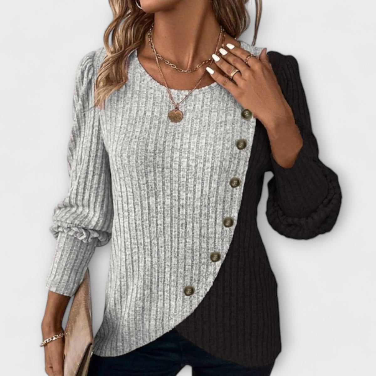 Xeraphine | Elegant Knitted Blouse Image