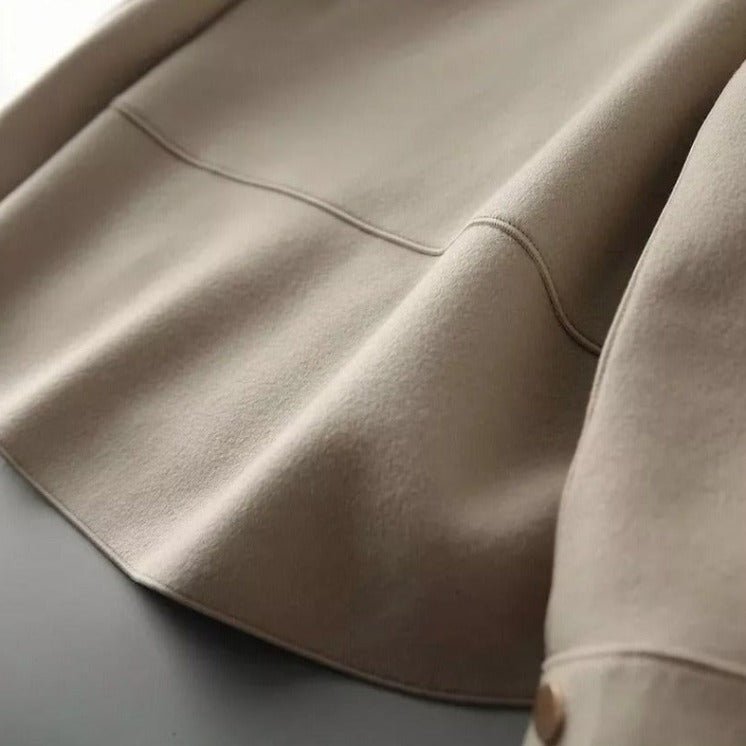 Women's Button-Front Jacket with Peter Pan Collar