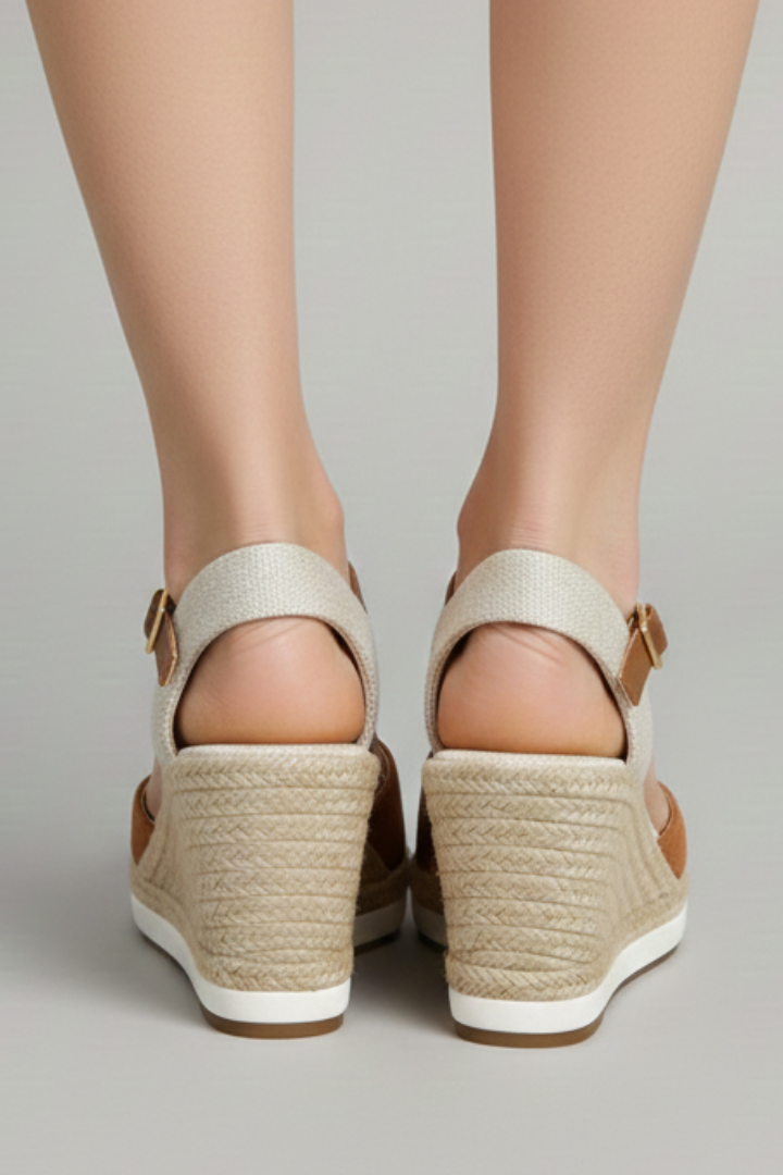 Maya | Women’s Closed-Toe Espadrille Sandals with Slingback Strap Image
