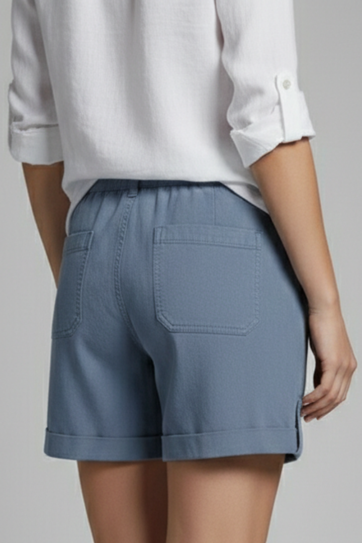 Jasmine | Women’s Drawstring Casual Pocket Shorts Image