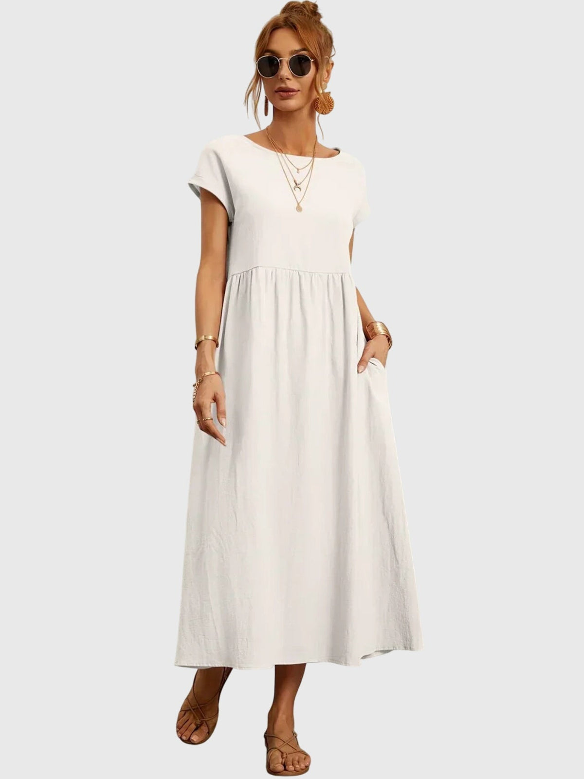 Giselle - Casual Pocket Dress Image