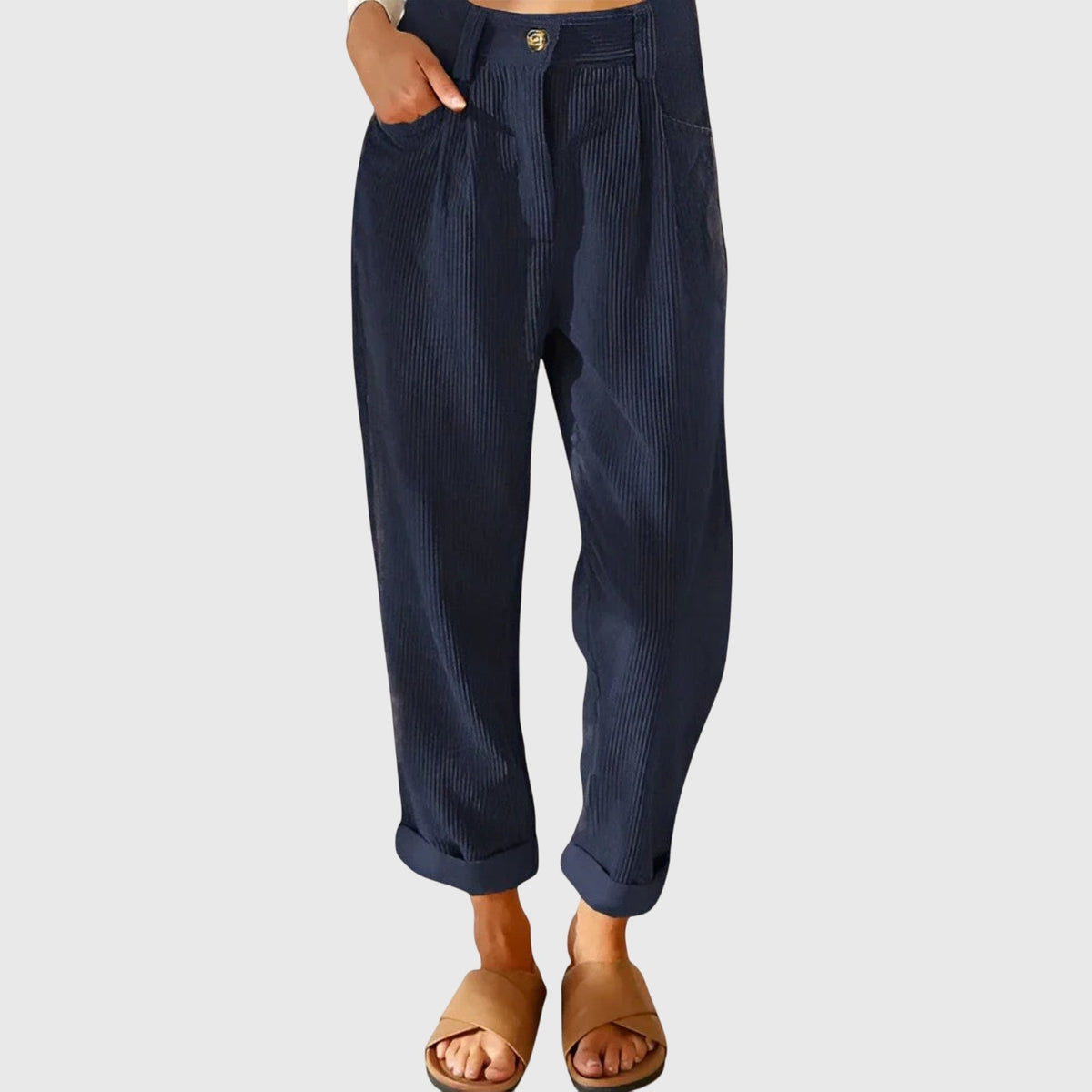Jana - Modern Cord Trousers Image