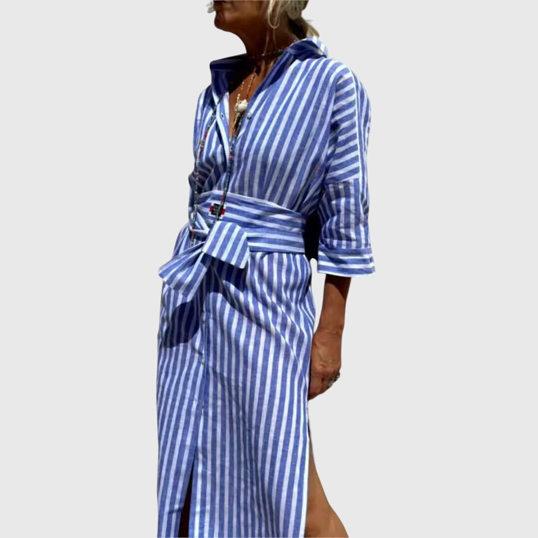 Ellen | Classic Striped Dress Image