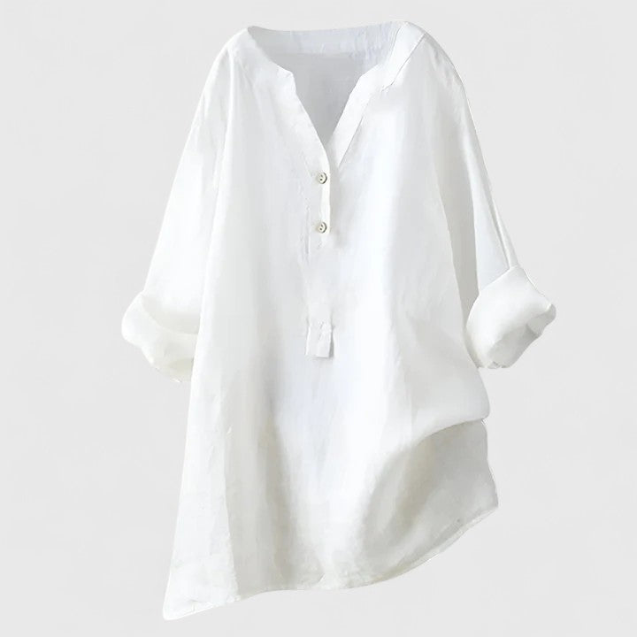 Larienne | Elegant Button-Front Shirt
