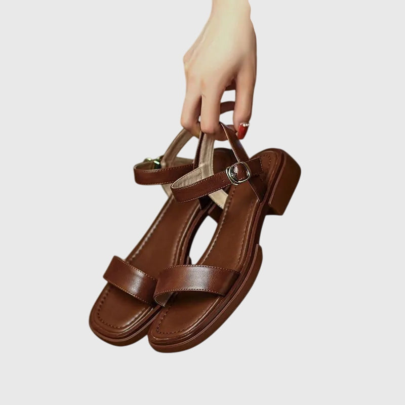 Celestia | Orthopaedic Leather Sandals Image