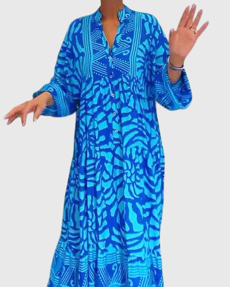 Mckinley | Maxi Dress With Elegant Print Image