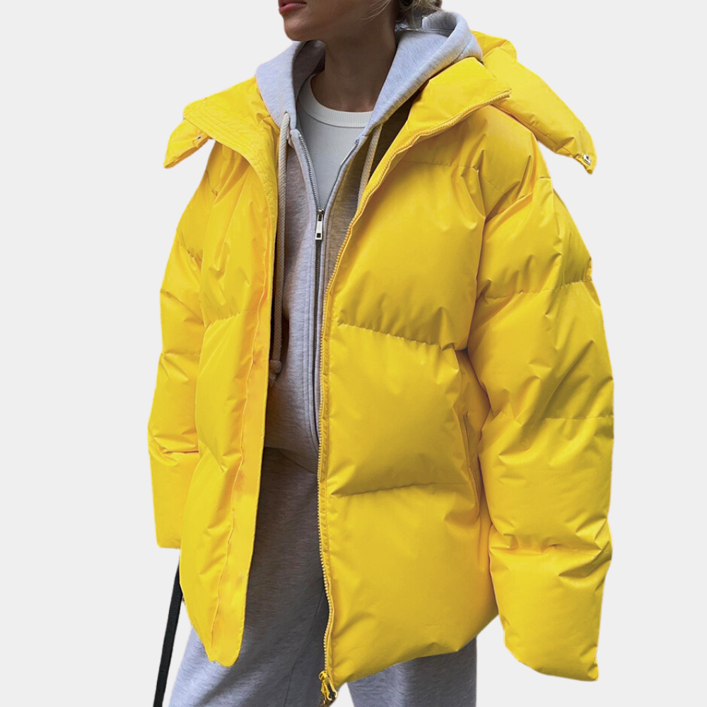 Women's Lightweight Quilted Puffer Jacket with Hood