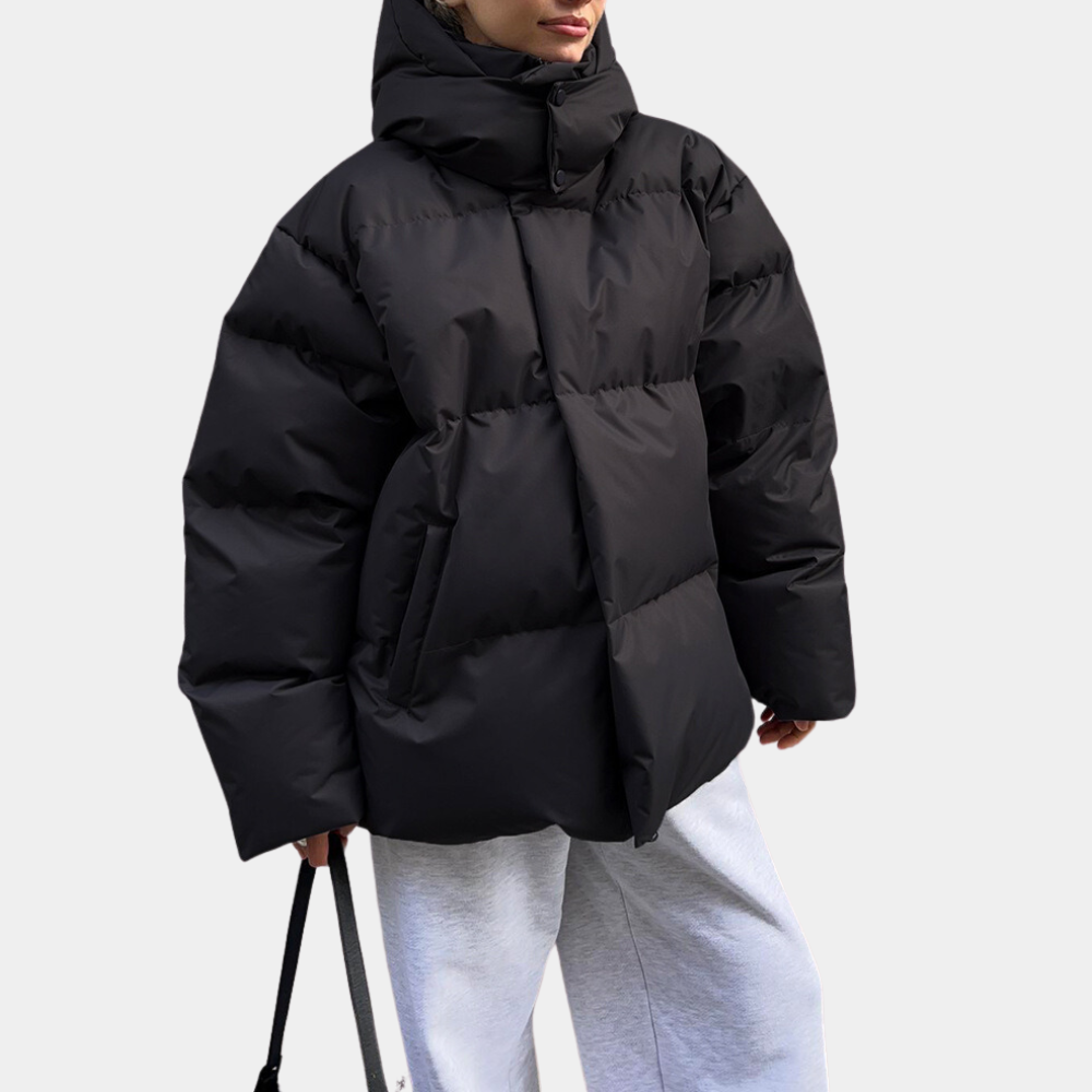 Women's Lightweight Quilted Puffer Jacket with Hood