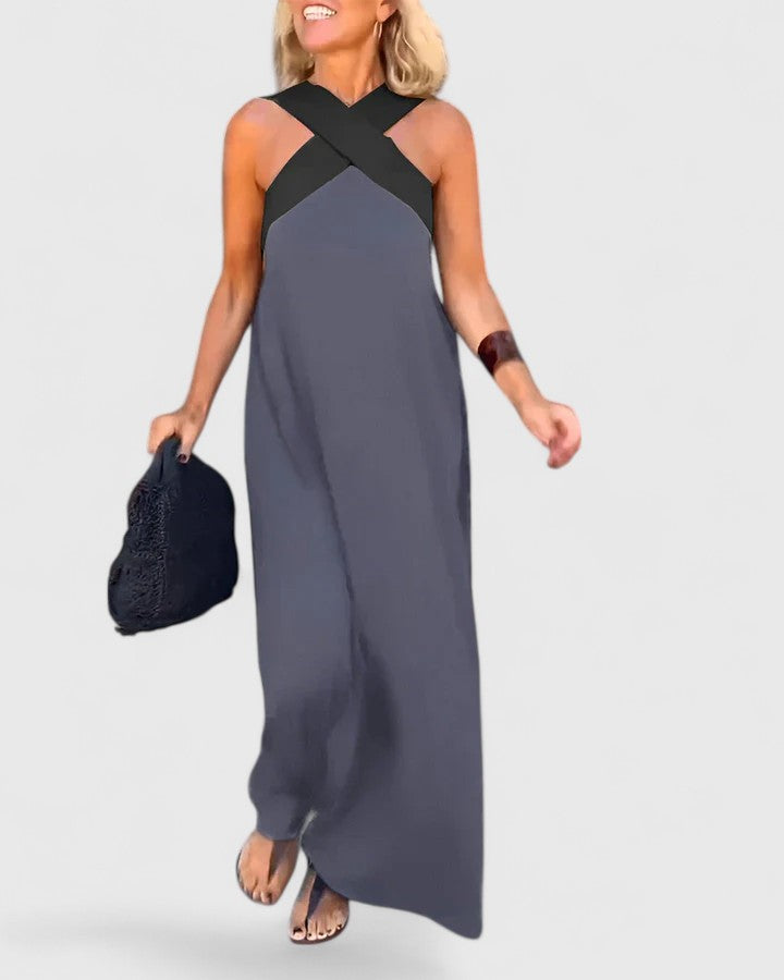 Evangeline | Elegant Crossback Dress Image