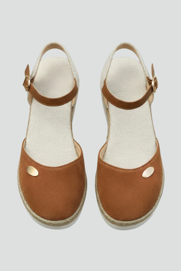 Maya | Women’s Closed-Toe Espadrille Sandals with Slingback Strap