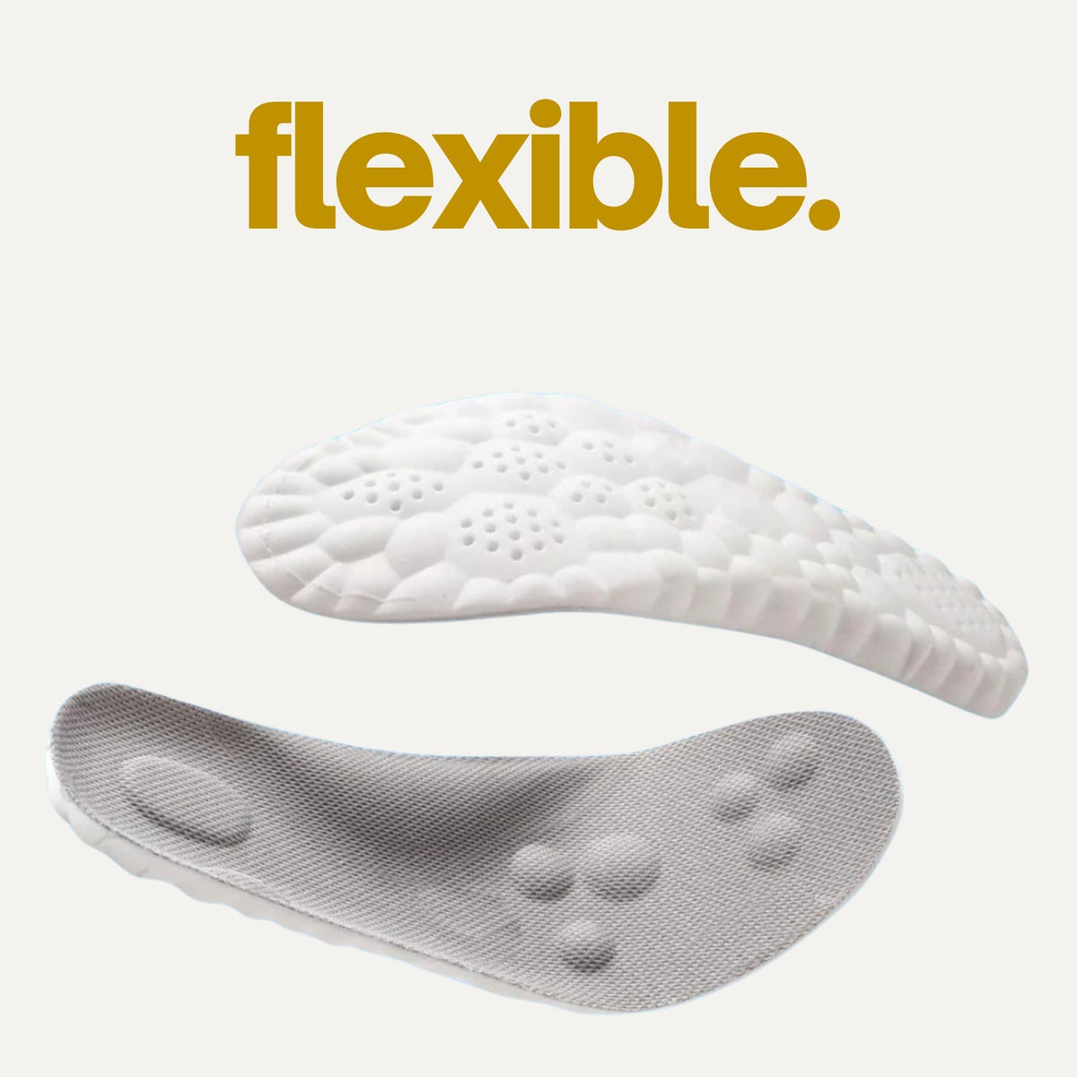 Orthopaedic Massage Insoles with Heel Support