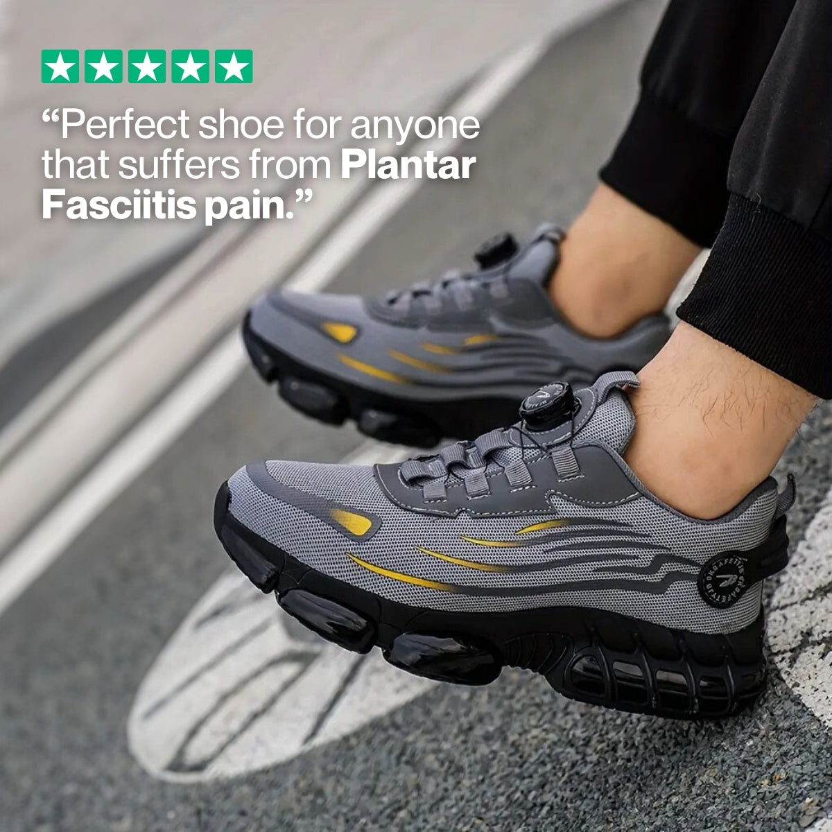 Steel Toe Safety Trainers with Twist Dial Lacing