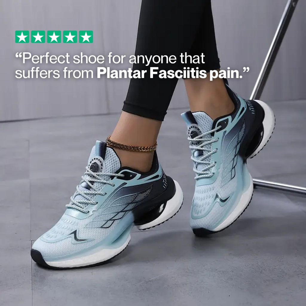 Wide Toe Box Walking Trainers, Cloud Cushioned Sole