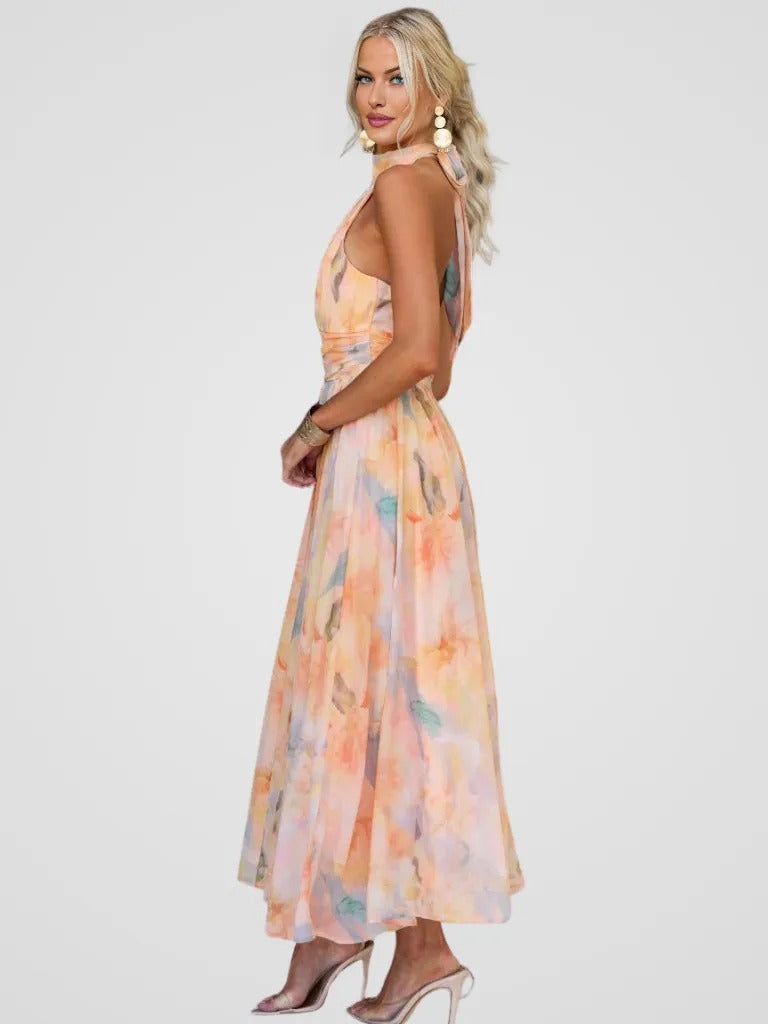 Elviana | Elegant Midi Dress