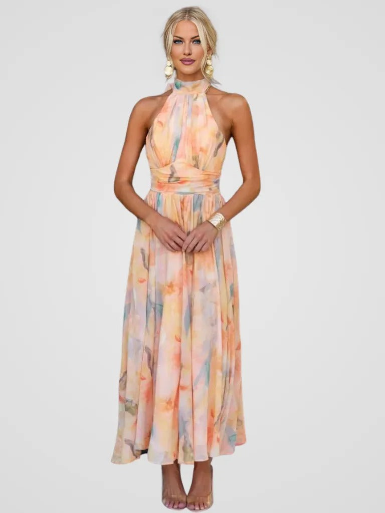 Elviana | Elegant Midi Dress